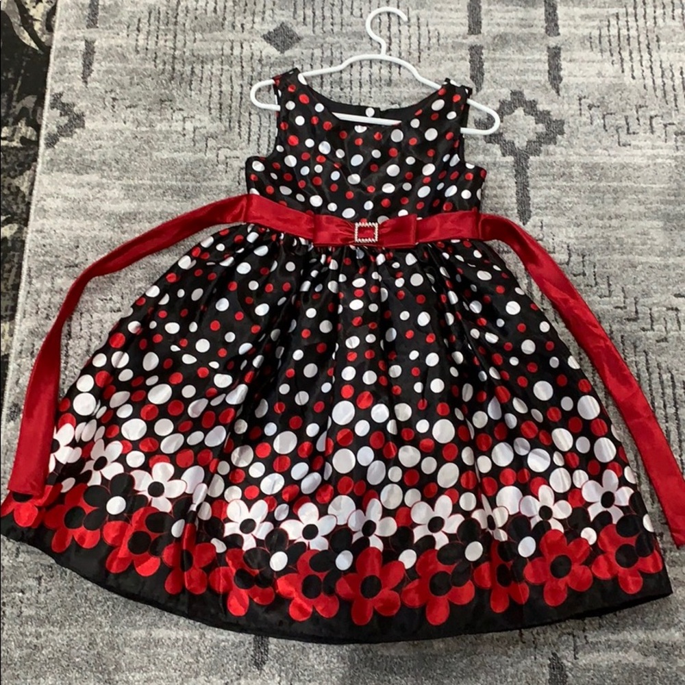 A pokadot dress